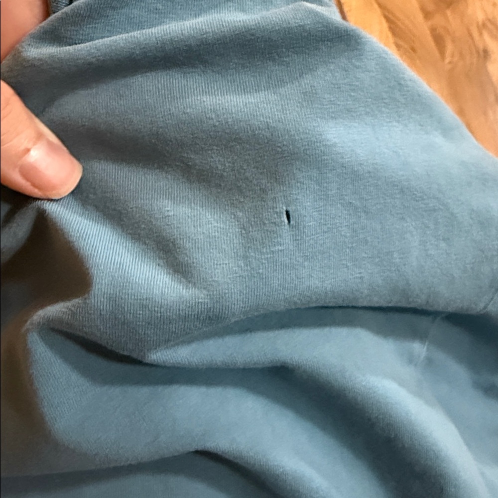 Alphalete Teal Cropped Long Sleeve Shirt - Picture 4 of 4